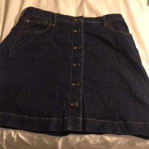 Gap jean skirt
